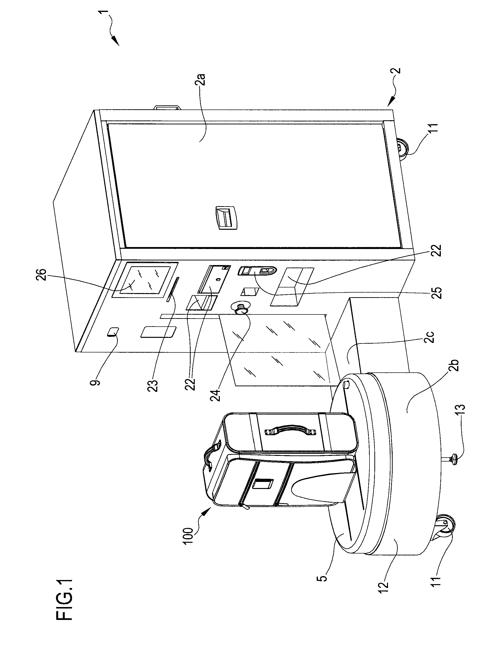 Semiautomatic luggage wrapper and safe process of wrapping of this latter