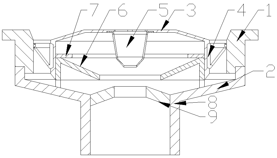 Anti-blocking floor drain