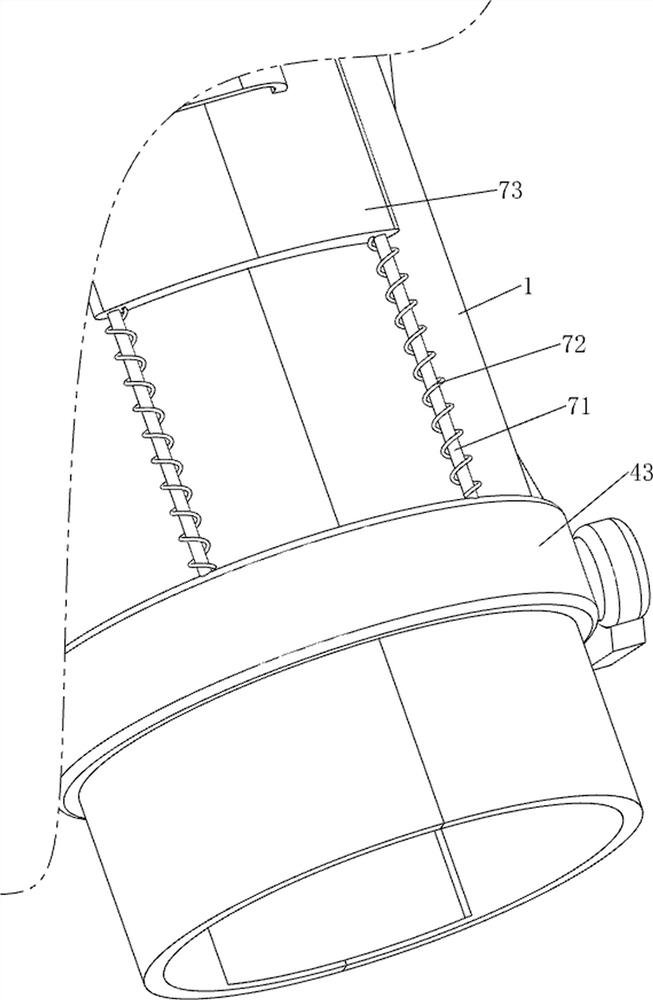 Respiratory surgery nasal oxygen cannula smashing and recycling device