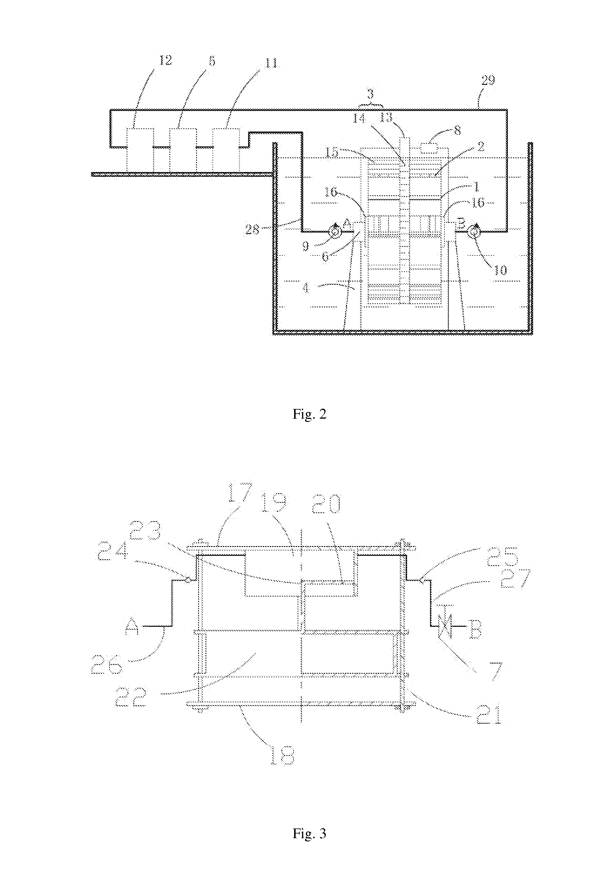 Suspension rotary water pressure energy conversion power output device