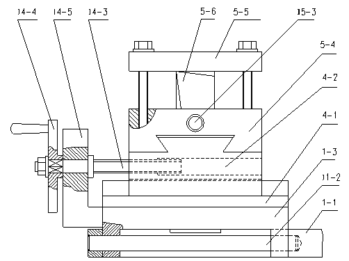 Steel rolling motor shaft shoulder end face movable turning device