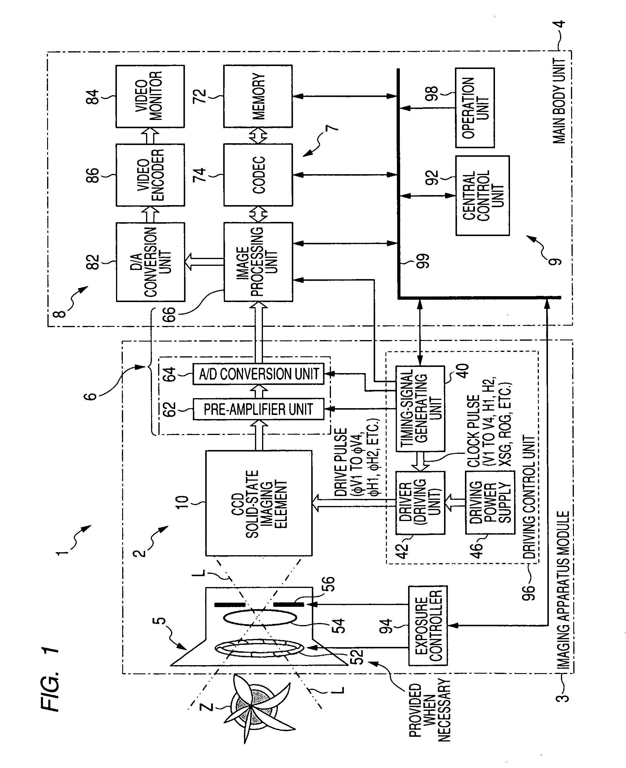 Imaging method, imaging apparatus, and driving device