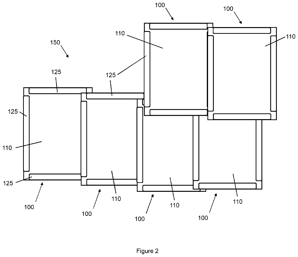 Protective shield, shield wall and shield wall assembly