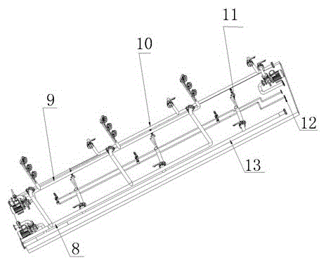 A kind of oil, mud, water separation device