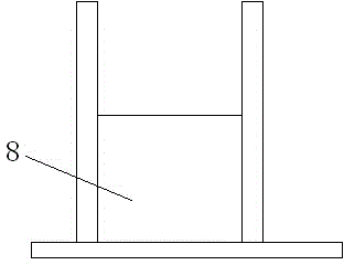 Mould frame used for pipe welding