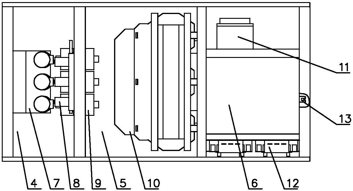 Mine detachable mobile power supply center for mine