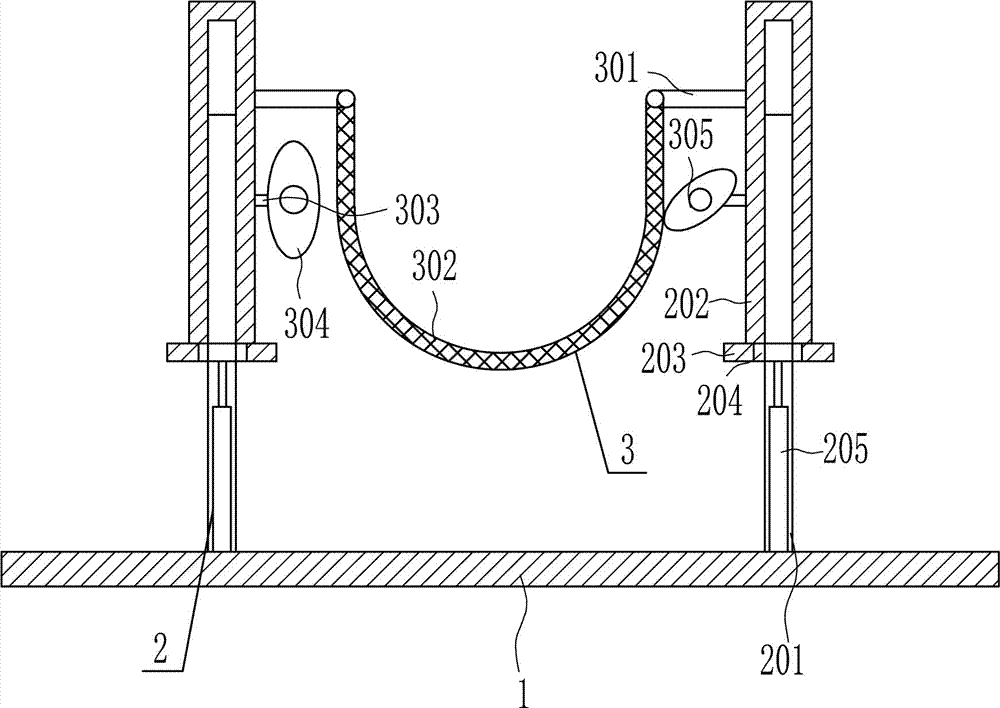 Efficient sand screening device for municipal engineering construction