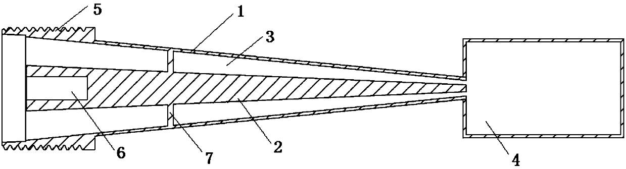 A method for reducing the fringe capacitance of an open-circuit device calibration part and an open-circuit device calibration part