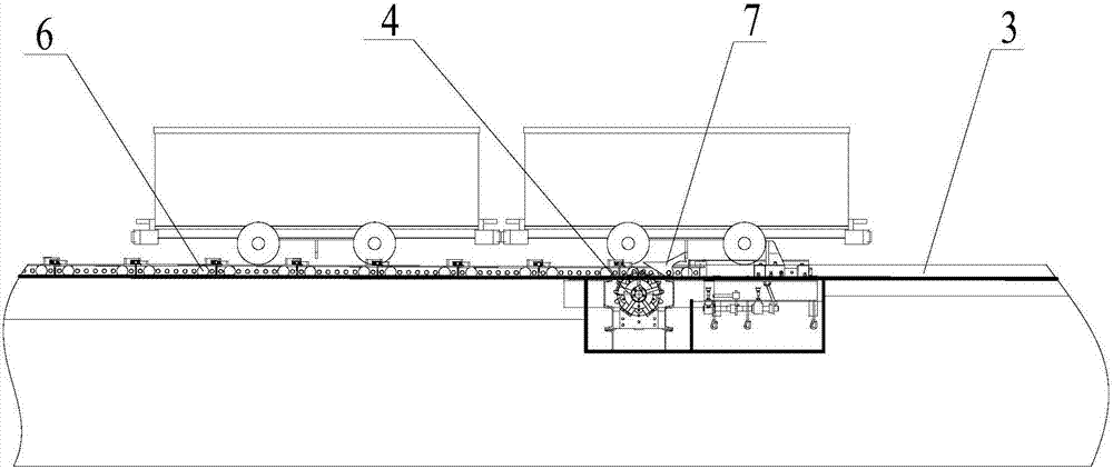 Magnet induction steering traction track