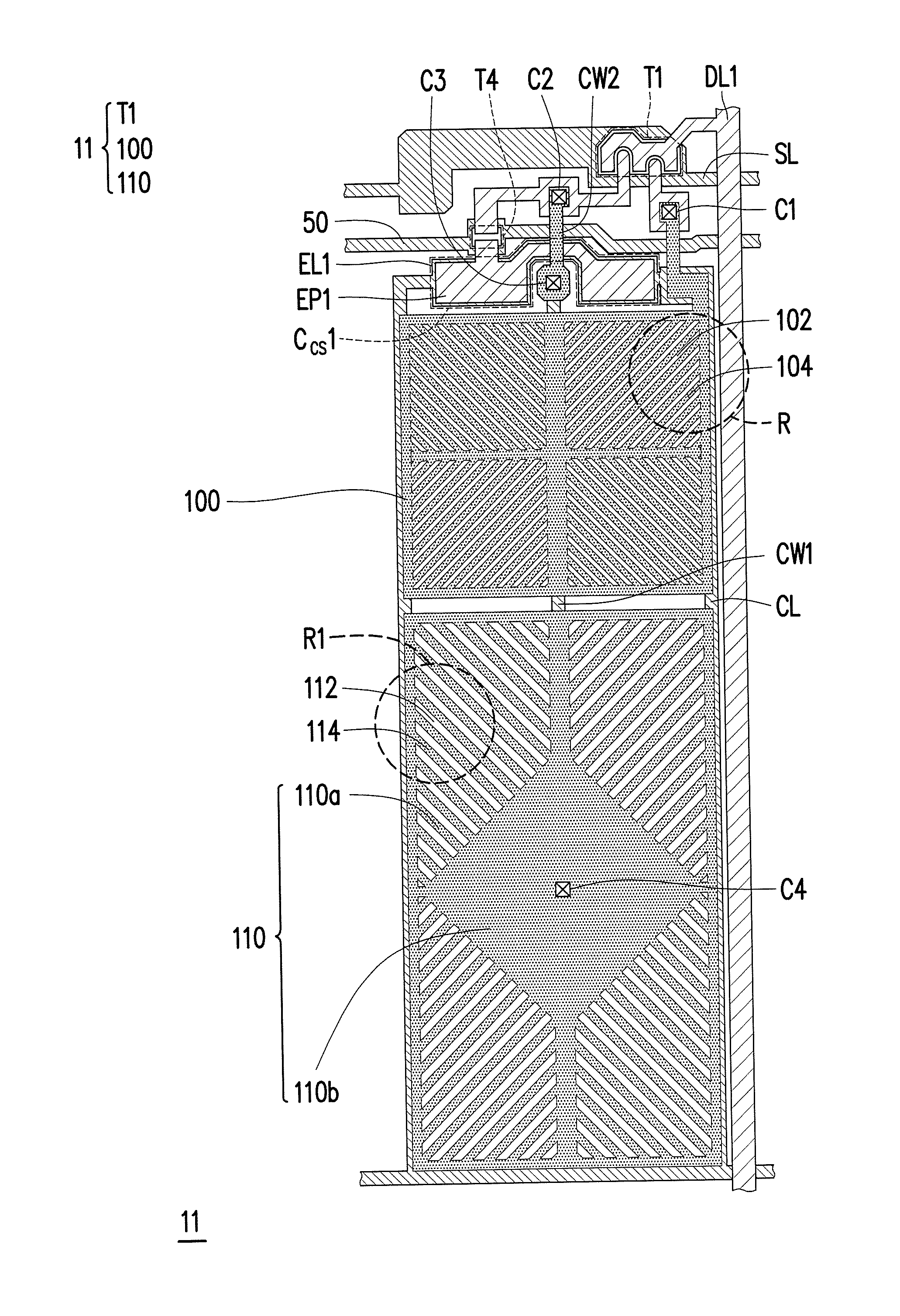 Pixel structure and pixel array having the same