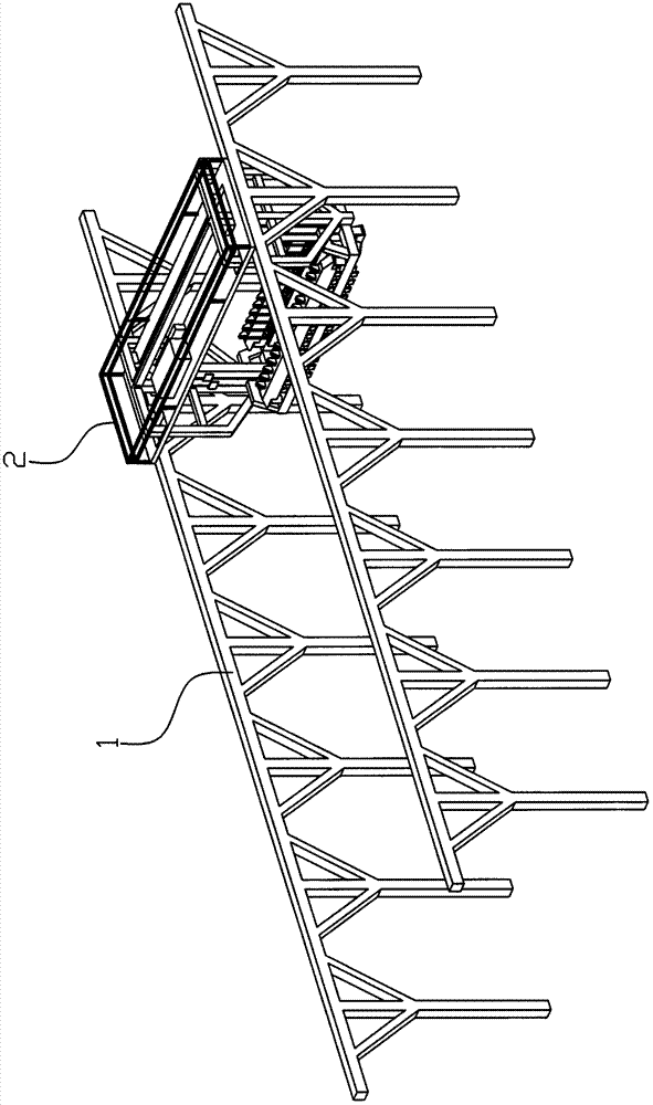 Automatic separator for autoclaved aerated concrete building blocks