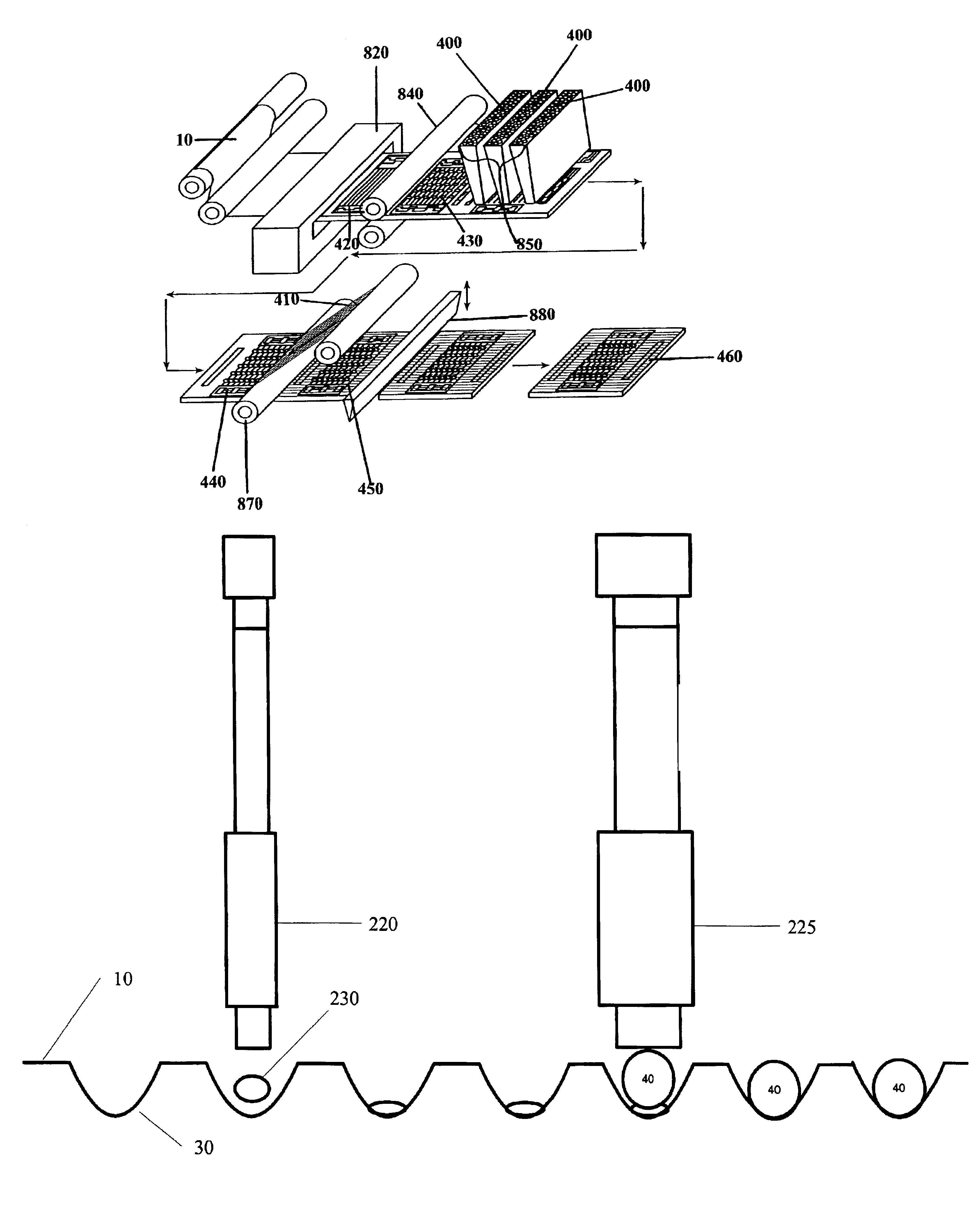 Use of printing and other technology for micro-component placement