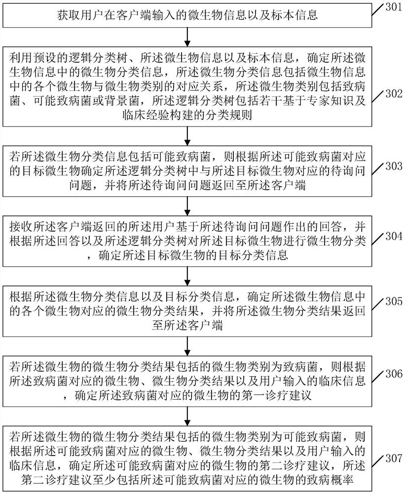 Microbial information interpretation method and device, equipment and storage medium