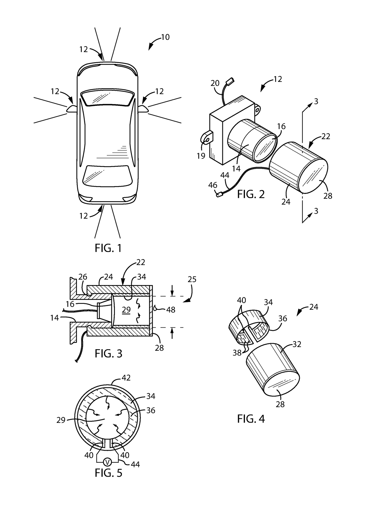 Camera heater for advanced driver assistance system