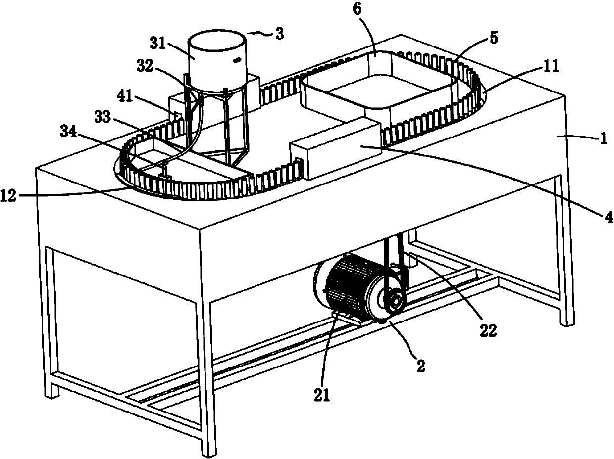 Ceramic spark plug blank glazing device