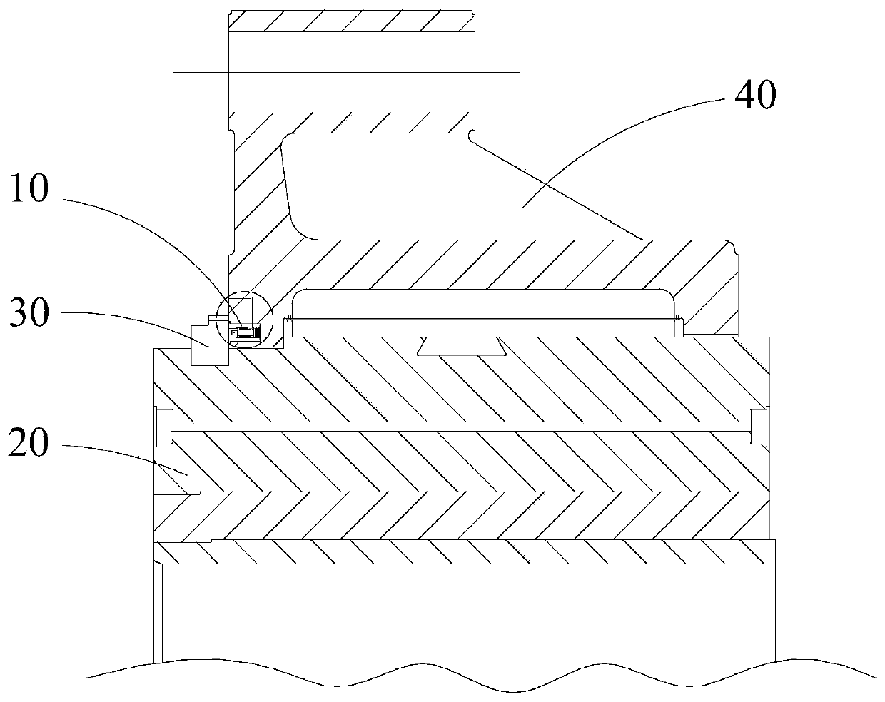 Limiting device and extrusion machine