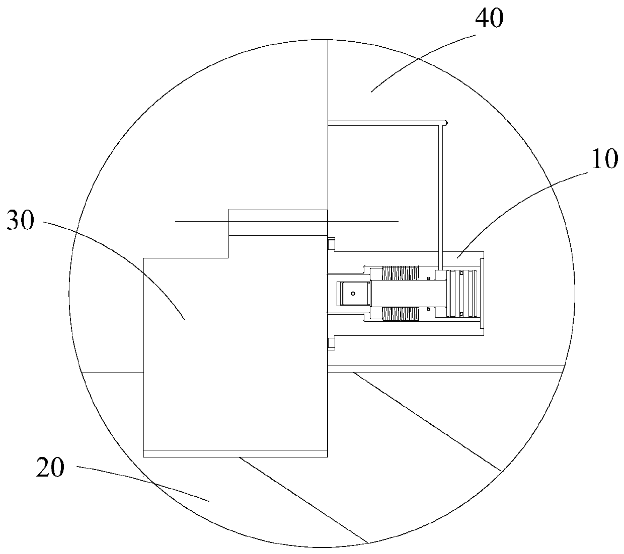 Limiting device and extrusion machine