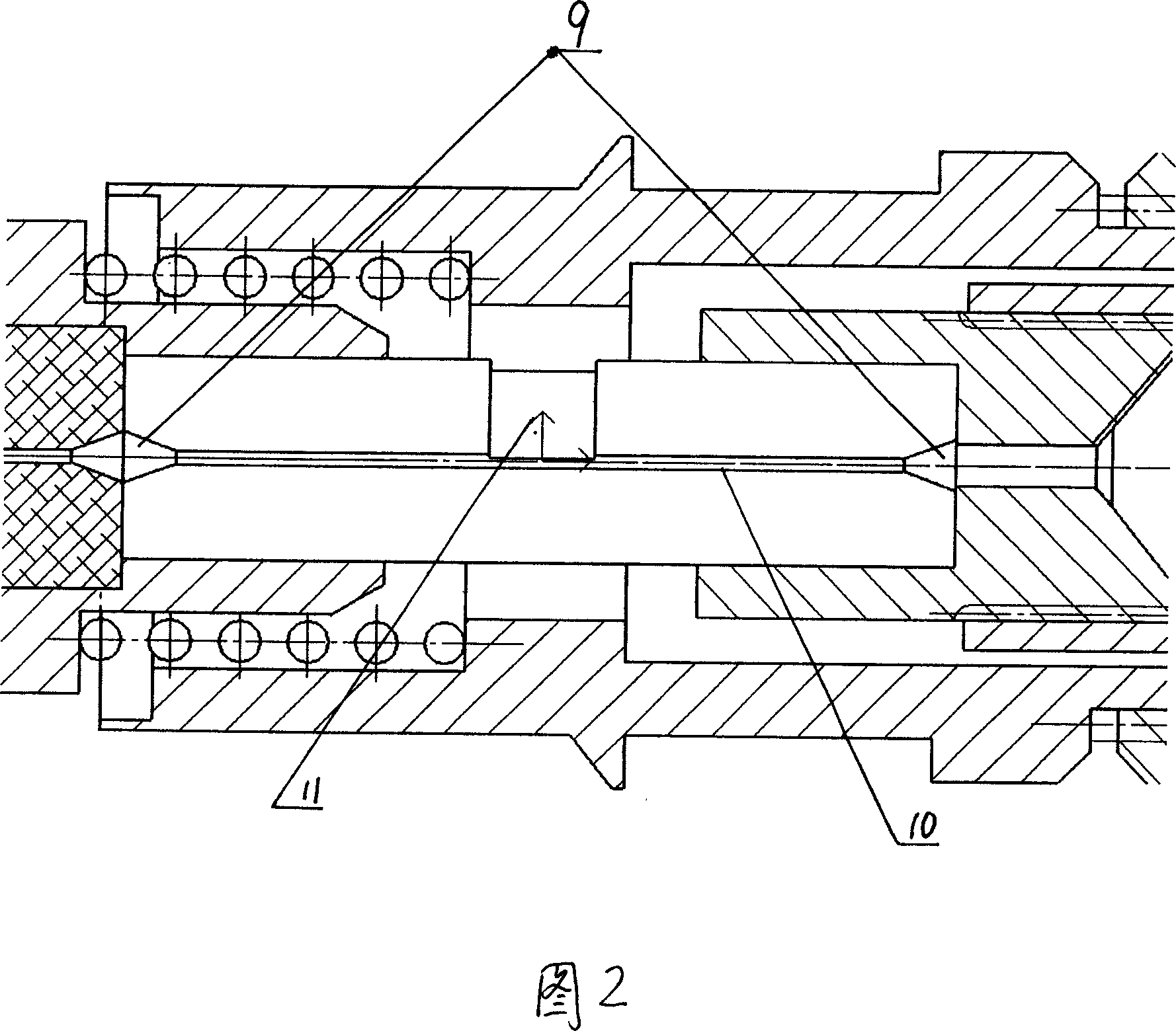 Single-core inserted optical fiber cold connection extender