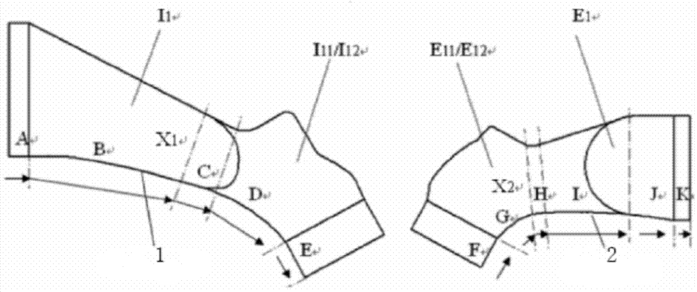 Engine cylinder cover air channel structure