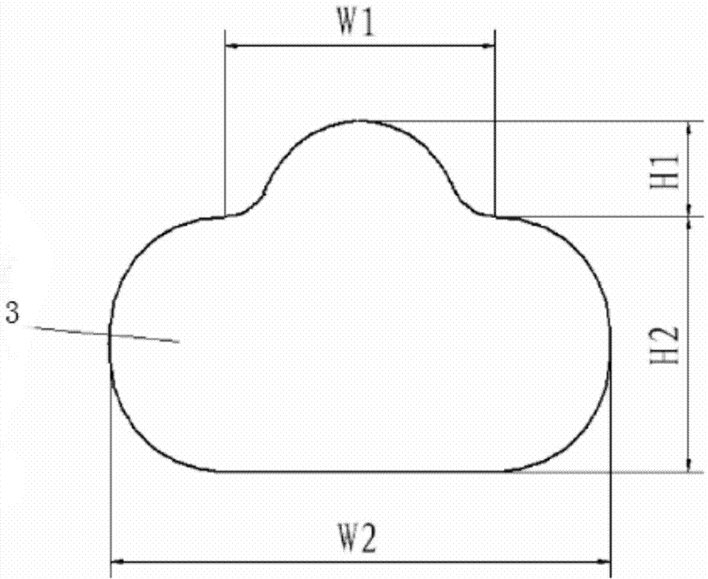 Engine cylinder cover air channel structure