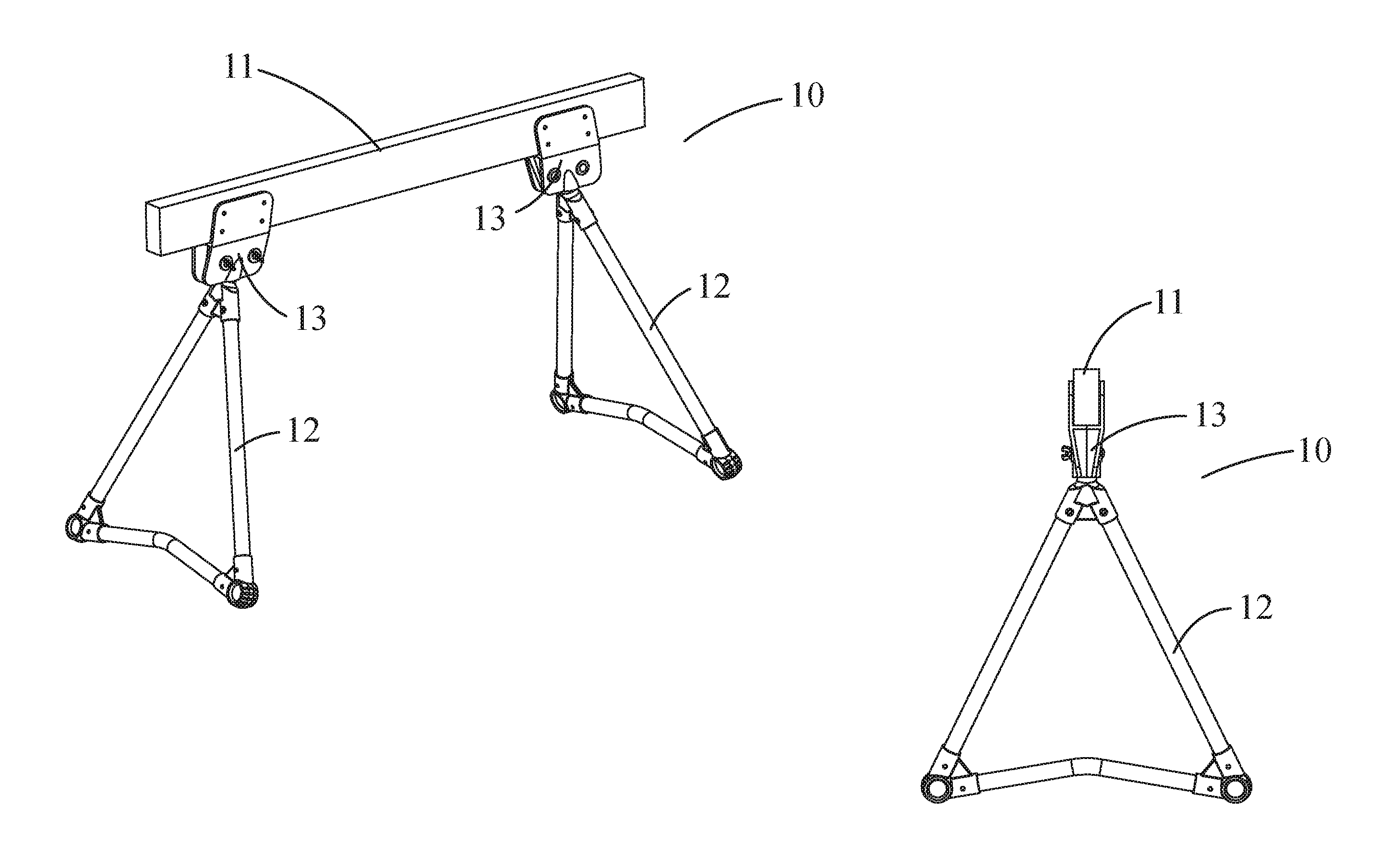 Self-leveling utility platform