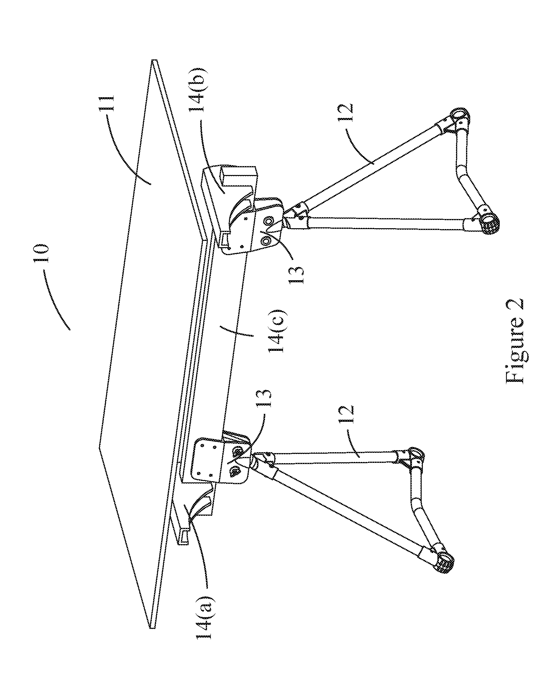 Self-leveling utility platform