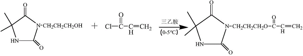 Halamine double bond hydantoin antiseptic, and preparation method and application thereof