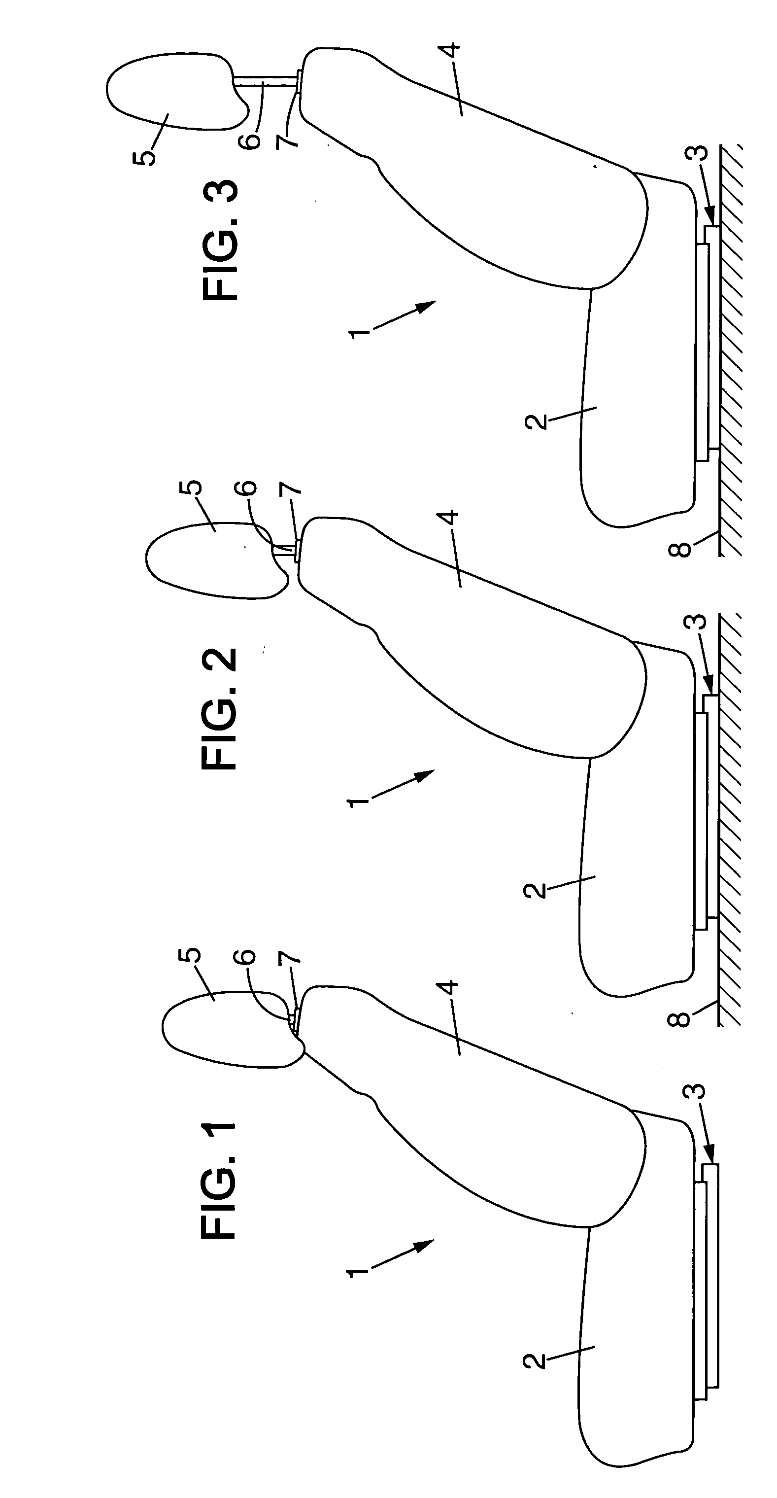 Headrest device for a vehicle seat, and a vehicle seat including such a device