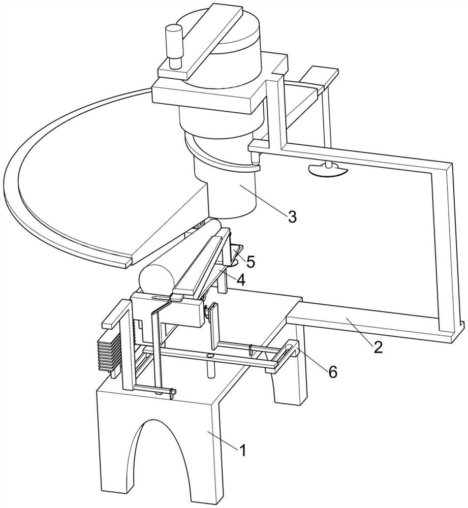 Rotary manual peeling machine for bamboo shoot processing