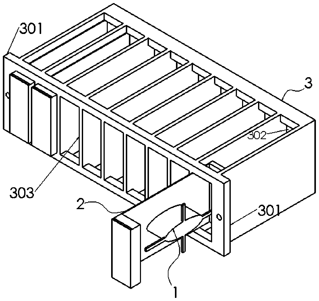 Optical fiber storage device