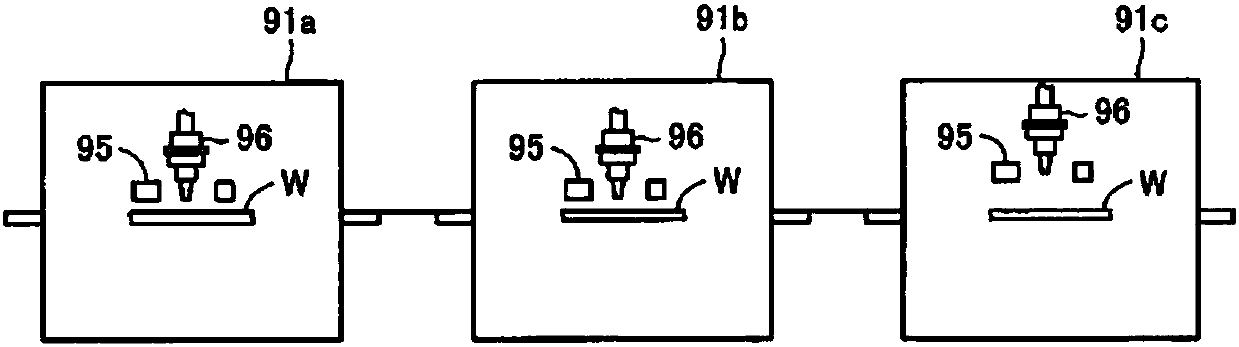 A mounting head and a mounting device