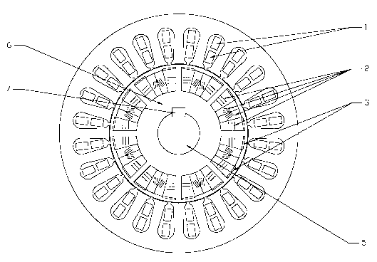 High-power-density high-efficiency permanent magnet synchronous motor used for vehicle