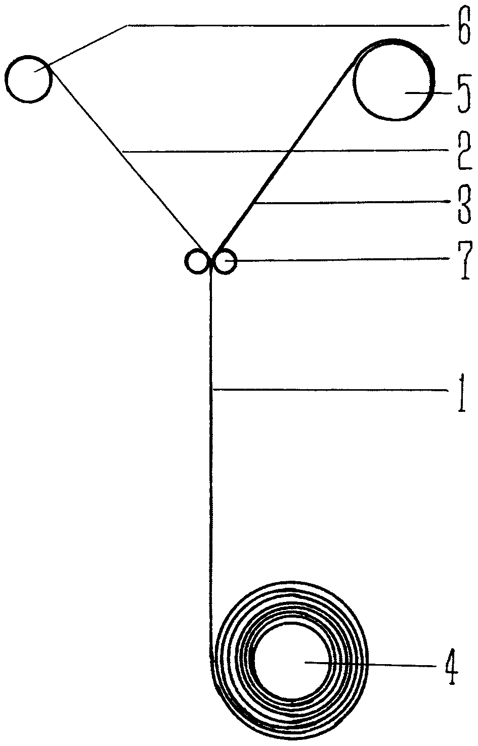 Stripping, degumming and packaging method of graphene produced by continuous tape method