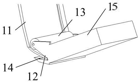 Low-carbon additive supporting structure construction device, heading machine and construction method