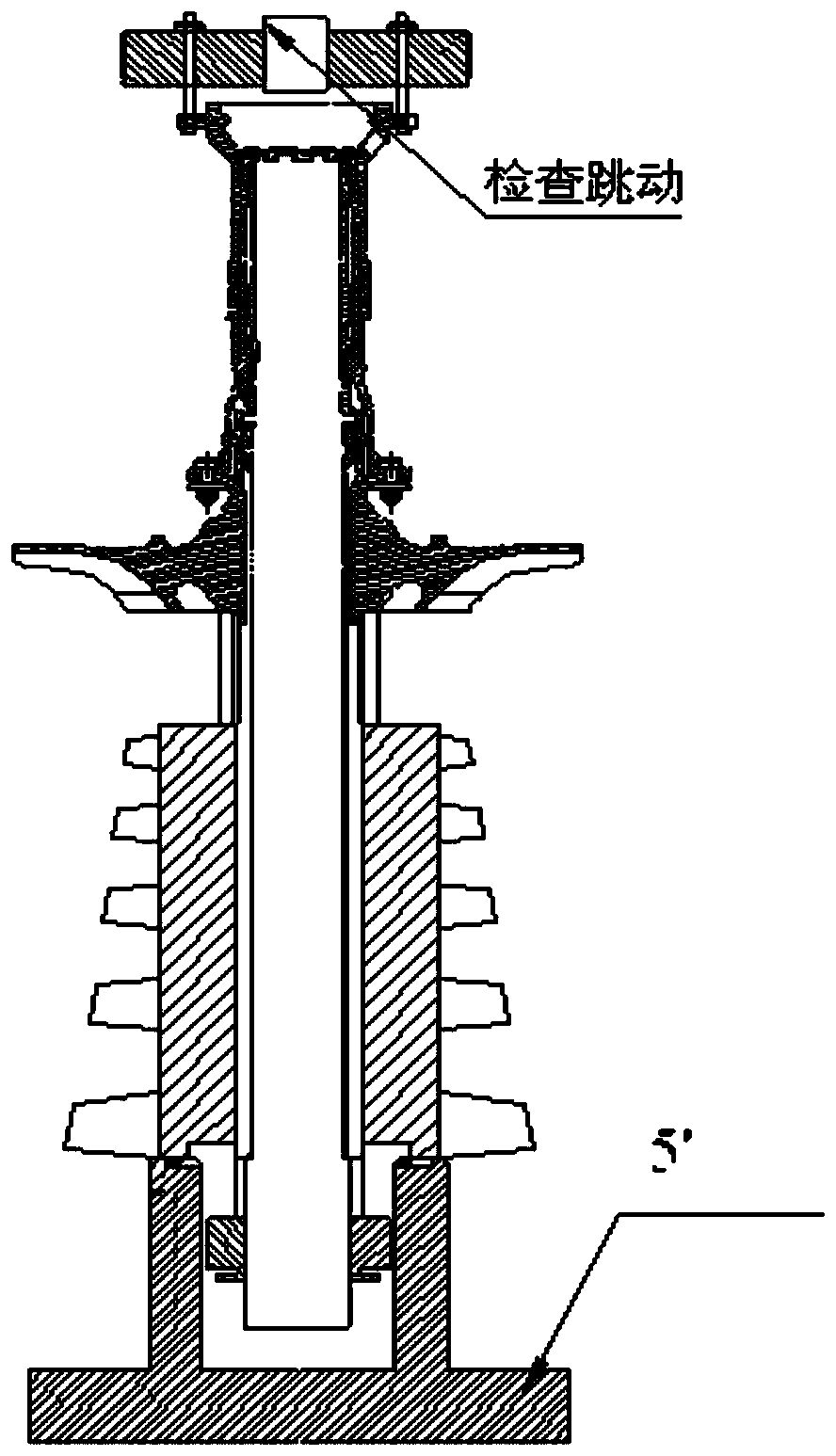 Integrated assembly auxiliary device for gas generator rotor