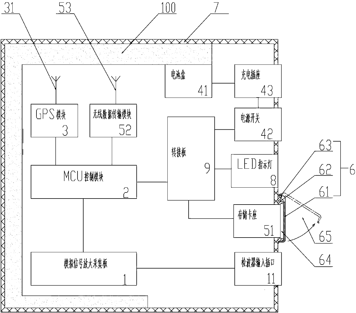 Microseismograph, microseism signal acquiring and de-noising method, and microseism signal acquiring method