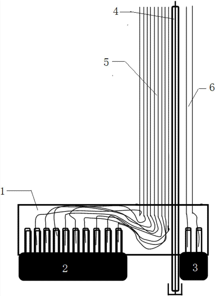 Rat-intracranial-implantation microfilament array electrode suitable for experiment and manufacturing method thereof