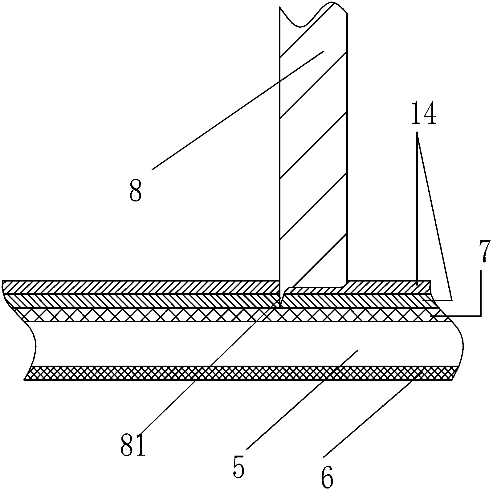 Welding device with good welding effect