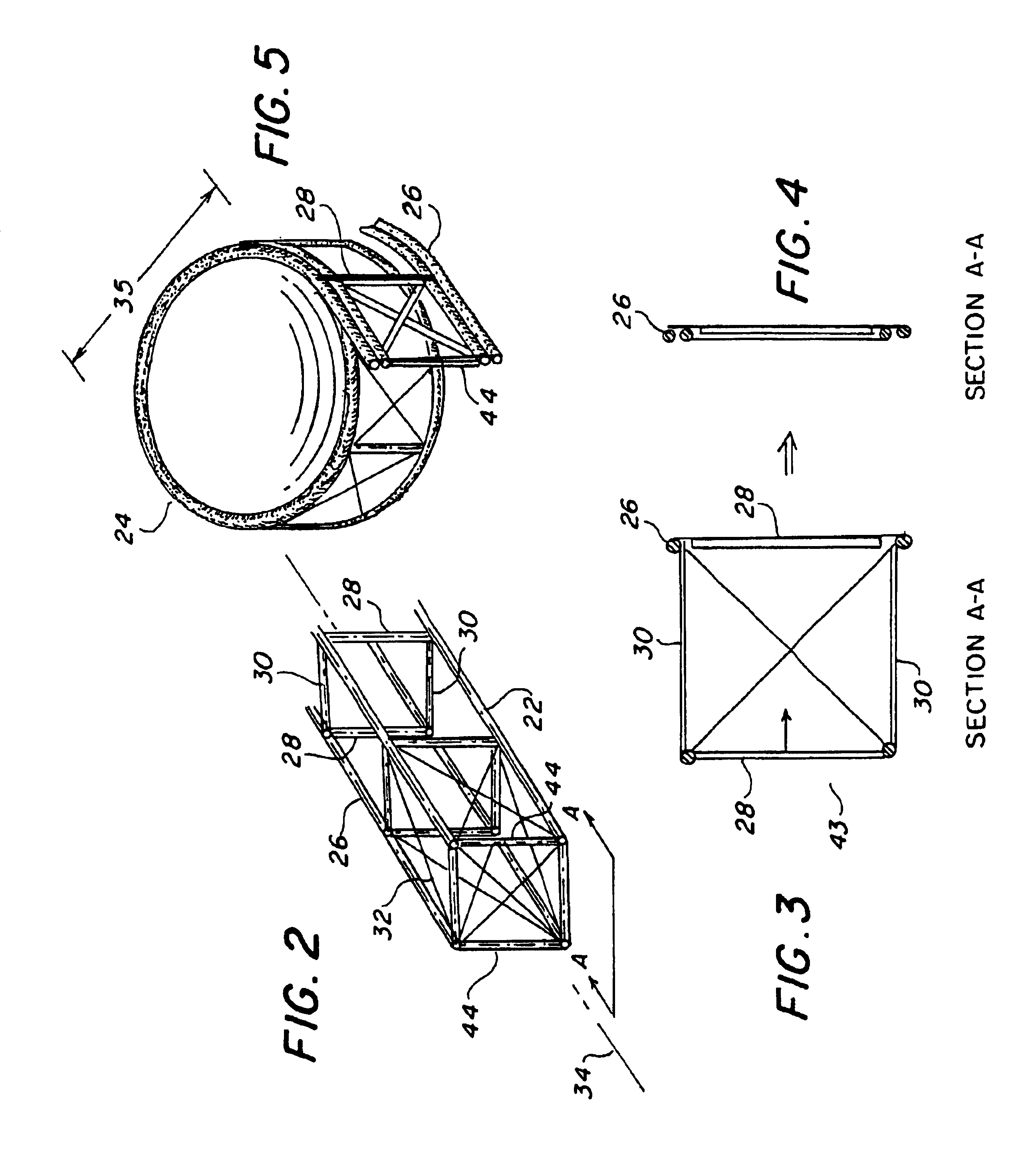 Elongated truss boom structures for space applications