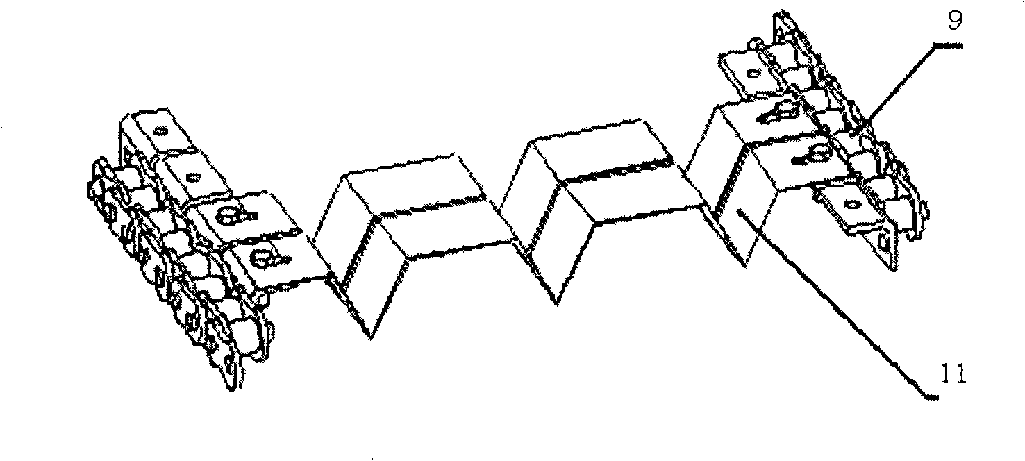 Cutting process method for chestnut and castanea henryi and equipment thereof