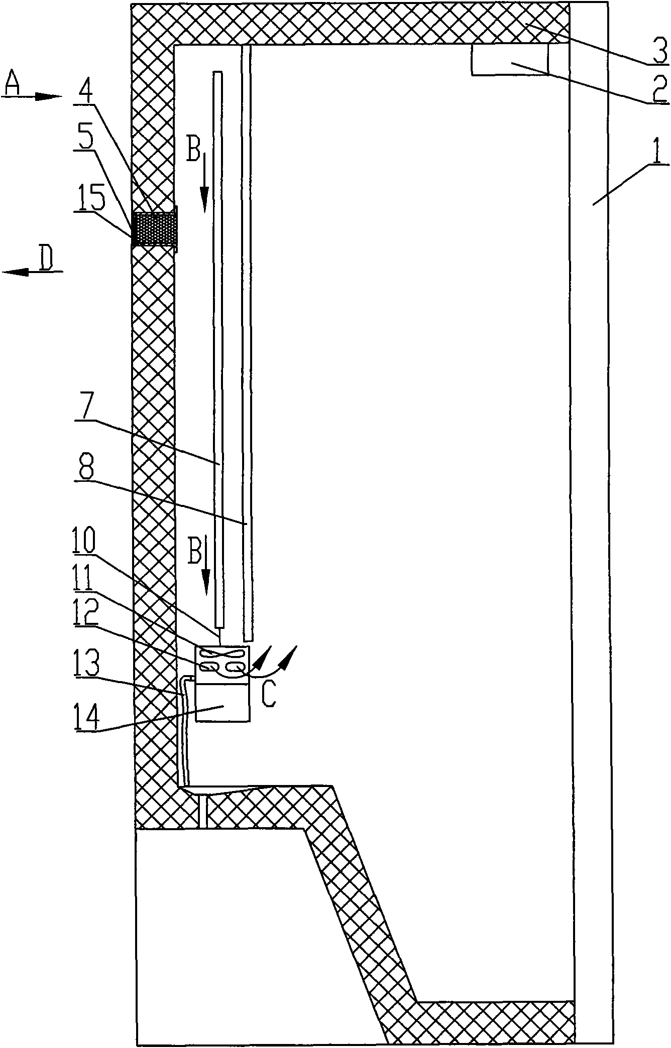 Cellarette with humidity control stabilization system