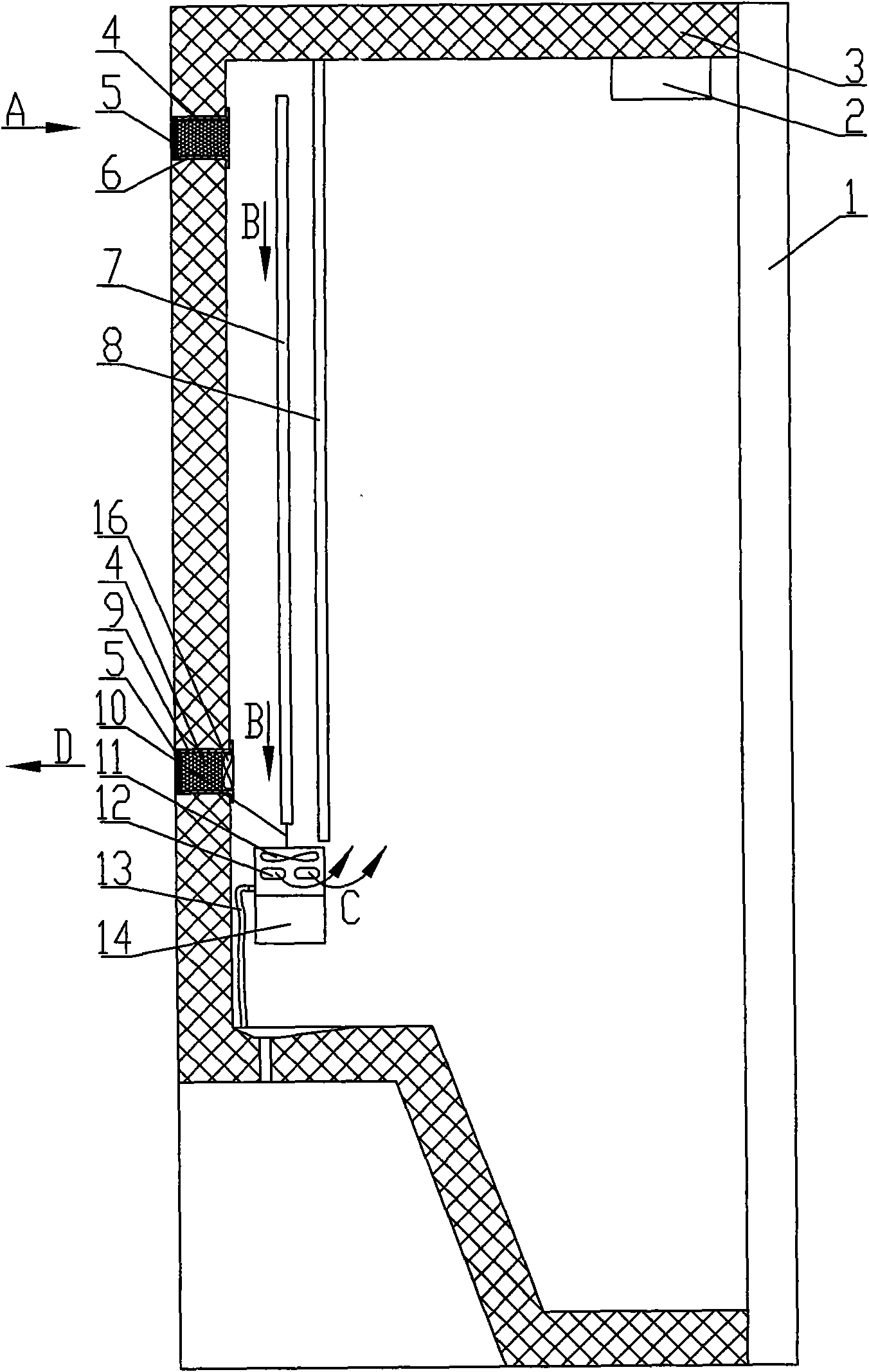 Cellarette with humidity control stabilization system