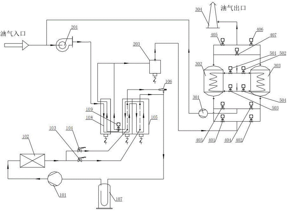 Device and method for recycling acrylonitrile gas