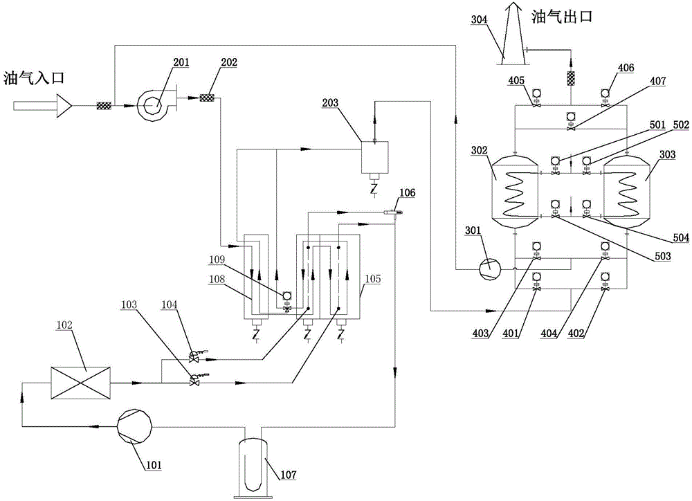 Device and method for recycling acrylonitrile gas