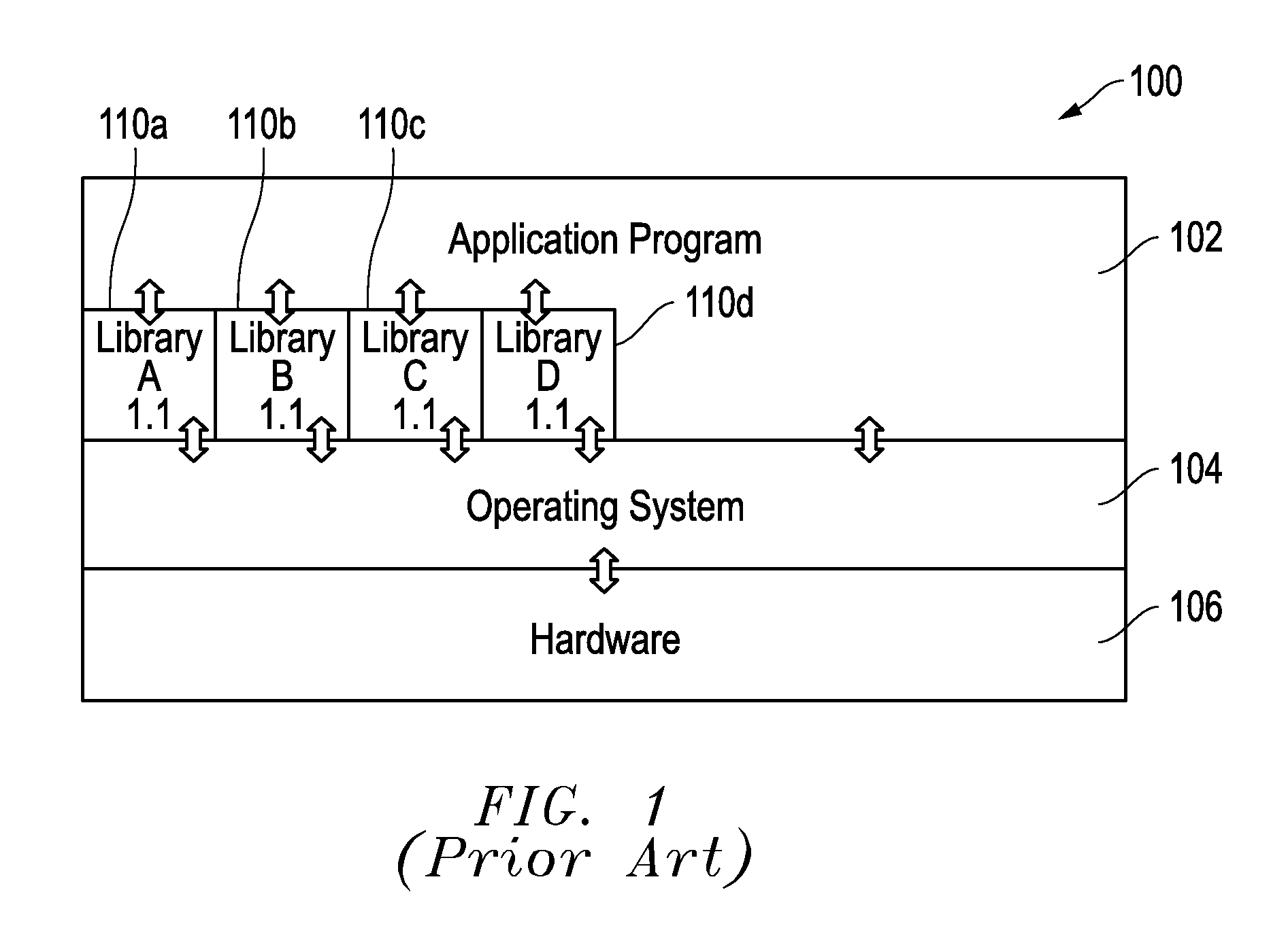Systems and methods for embedded shared libraries in an executable image