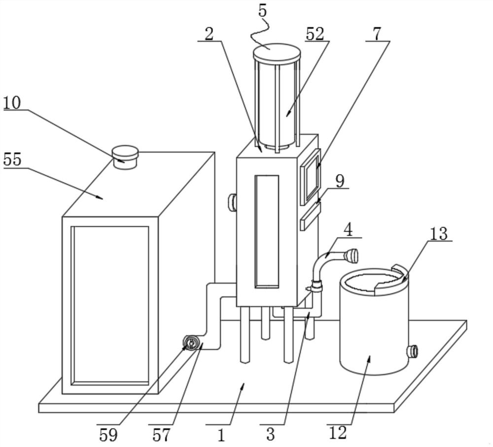 Medical nasal cavity flushing device