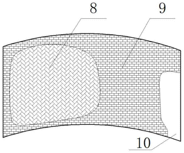 A 90° rectangular wear-resistant elbow and its wear-resistant treatment method