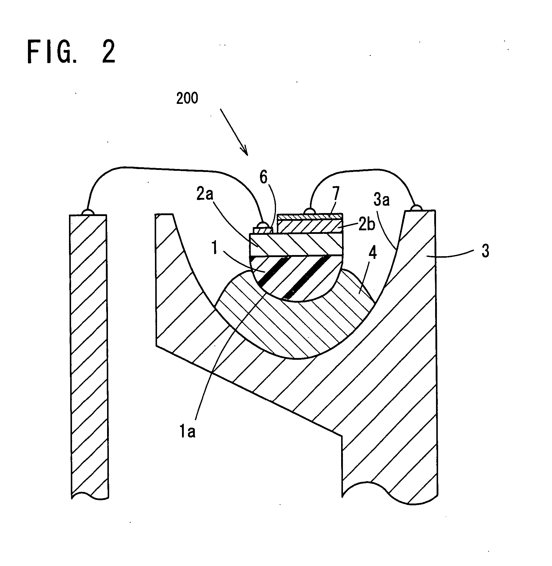 Light-emitting diode and process for producing the same