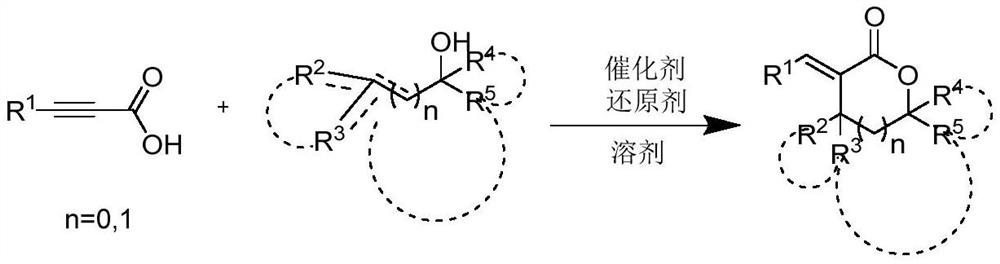 Polysubstituted alpha-alkenyl lactone compound and preparation method and application thereof