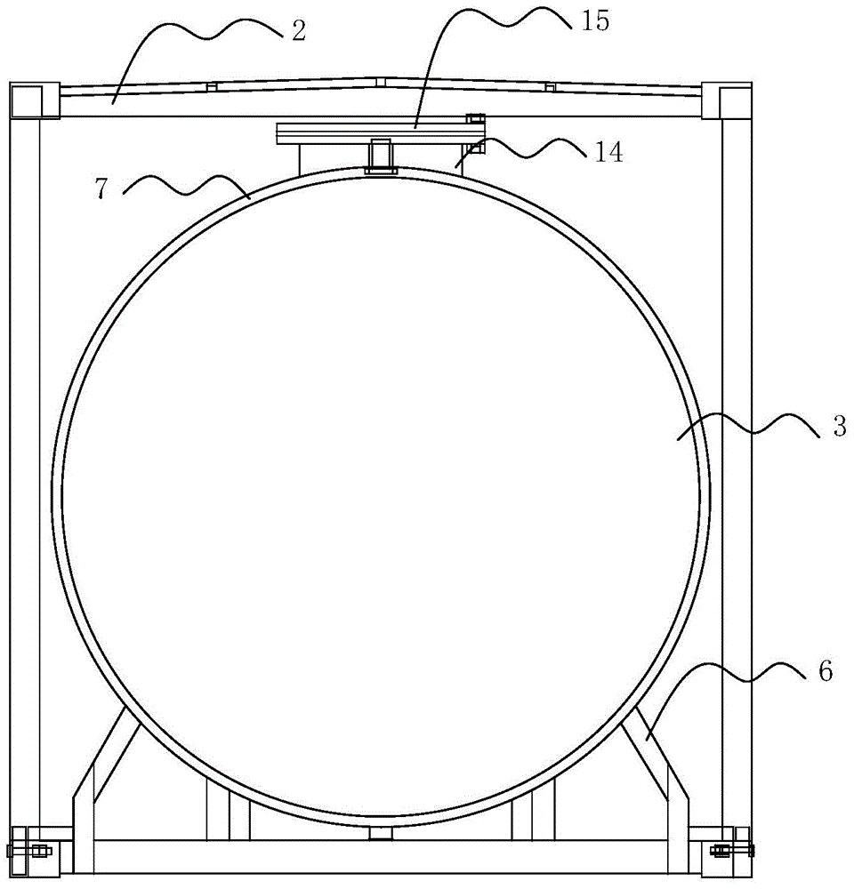 Separable tank container movable heating plant with high stored energy